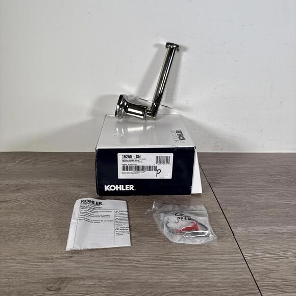 Kohler 16255-SN Margaux Wall Mount Toilet Tissue Holder-Vibrant Polished Nickel - Picture 1 of 5